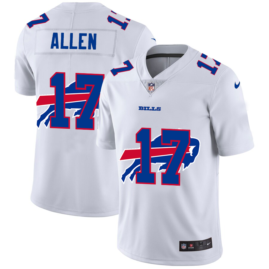 2020 New Men Buffalo Bills #17 Allen white Limited NFL Nike jerseys->new england patriots->NFL Jersey